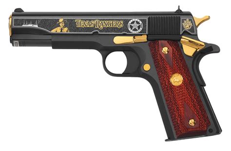 Texas Ranger Tribute Colt 45 Pistol America Remembers
