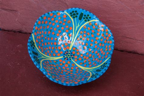 Hand Painted Flower Shaped Ceramic Bowls Dishesonly