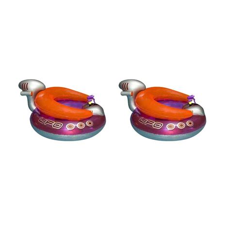 Swimline Swimming Pool Ufo Squirter Toy Inflatable Lounge Chair Floats 2 Pack 2 X 9078 The