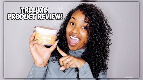 Shingle Method For Defined Curls Treluxe Product Review Youtube