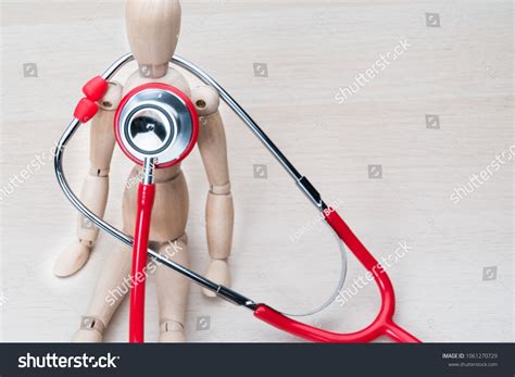 World Health Day Healthcare And Medicine Stethoscope And Wood Man