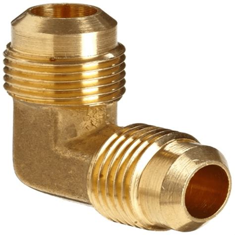 Anderson Metals Brass Tube Fitting 90 Degree Elbow 12 X 12 Flare