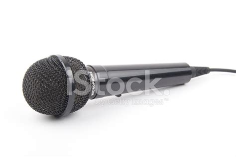 Black Microphone Stock Photo Royalty Free Freeimages