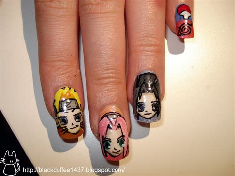 Naruto Nail Art Anime Nails Naruto Nails Nails