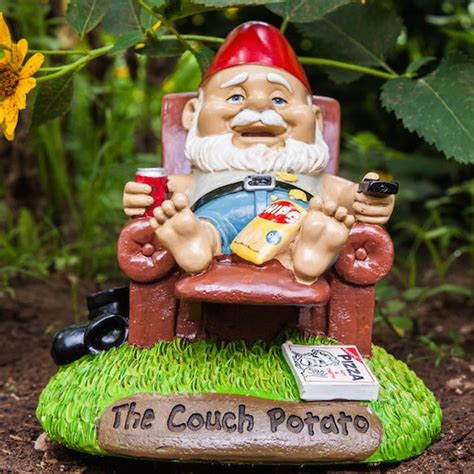 Couch Potato Garden Gnome At Mighty Ape NZ