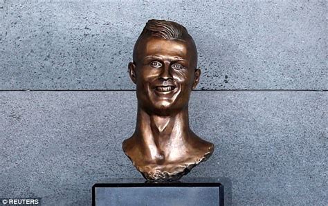 Cristiano ronaldo statue stands at attention in portugal. Cristiano Ronaldo's airport statue and the worst ever ...
