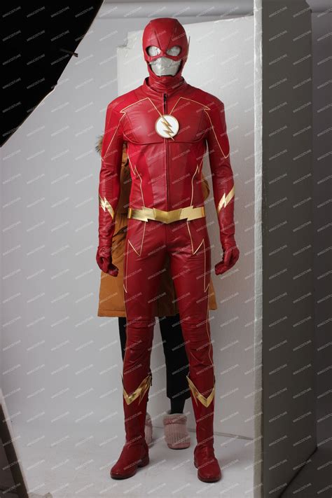 The Flash Cosplay Costume Season 4 Barry Allen Superhero Etsy