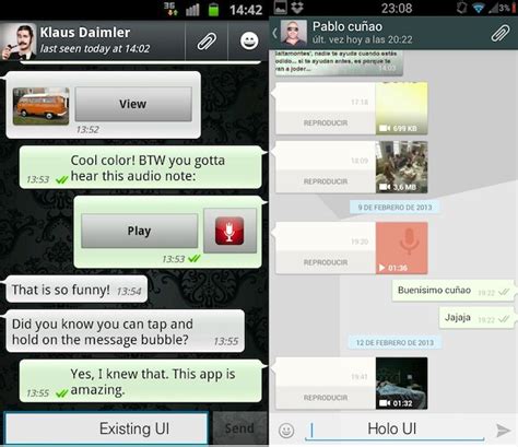 Whatsapp For Android Gets A New Beta Version Brings Holo Ui