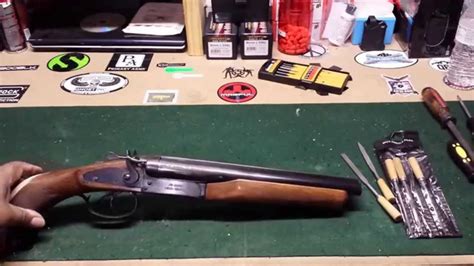gauge sxs sawed  shotgun short barreled shotgun pt  youtube