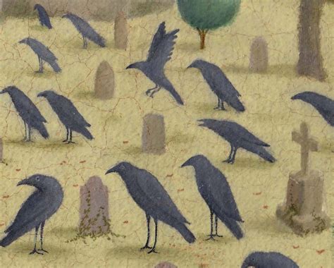 A Murder Of Crows Original Signed Illustration Print Etsy
