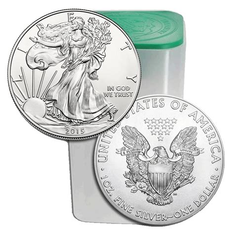 2015 American Silver Eagle Mint Roll Of 20 Crisp Original Rolls On S