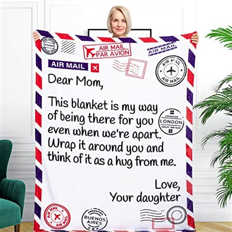 ts for mom from daughter throw blanket 65 × 50 letter buttertree® blankets