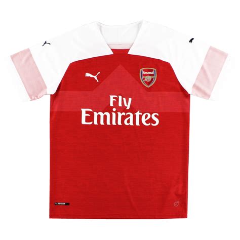 2018 19 Arsenal Home Shirt Mint L 752576 01