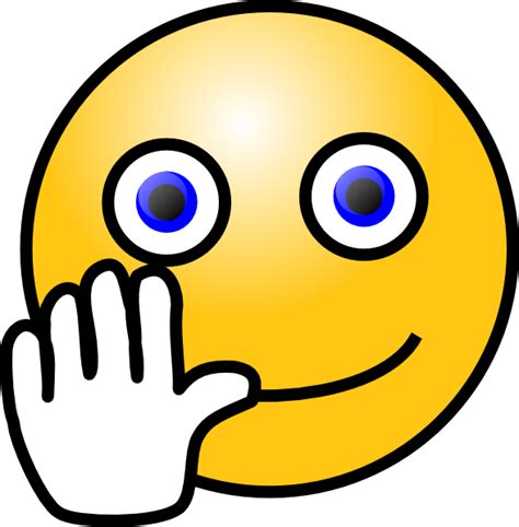 Emoji kaget, apple color emoji surprise sticker, emoji, smiley. Bye Wave Smiley Clip Art at Clker.com - vector clip art ...