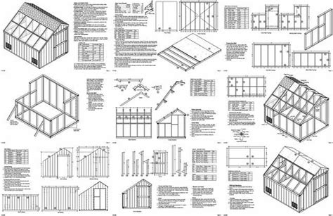 Instant Get 12x16 Shed Plans With Material List Shed Build