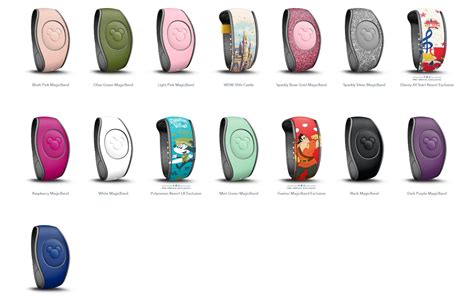 disney adds more magicband 2 options to pre arrival stock ahead of magicband launch