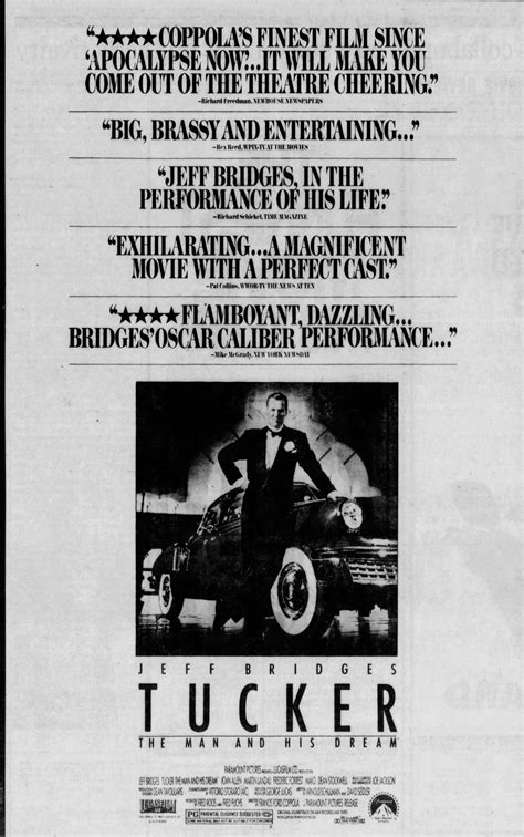 Tucker: The Man and HIs Dream (1988) | Jeff bridges, Philadelphia width=