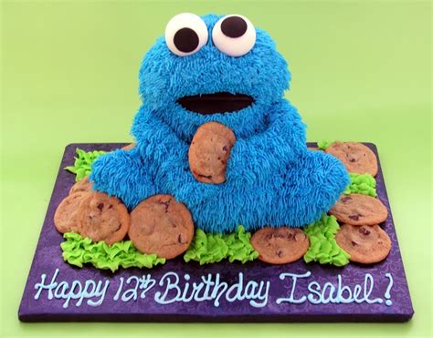 Cookie Monster Cake Cookie Monster Party Monster Cake Monster Cookies