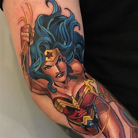 Instagram Wonder Woman Tattoo Epic Tattoo Dc Tattoo