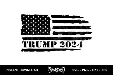 Trump 2024 Flag Svg Svggood