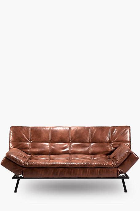 Tan Leather Sleeper Couch Odditieszone