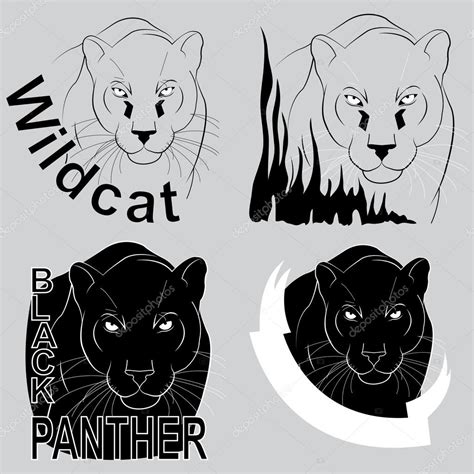 Stylish Vector Logo Black Panther — Stock Vector © Volandemorius 61466661