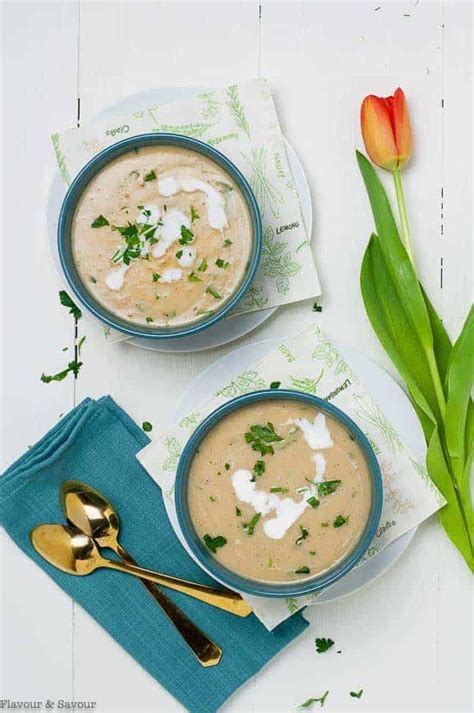 Creamy Roasted Garlic Irish Potato Soup Flavour And Savour