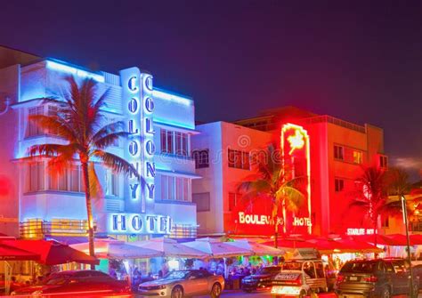 Congress Hotel In Miami Beach Art Deco Editorial Stock Image Image Of Hotels Deco 28256849