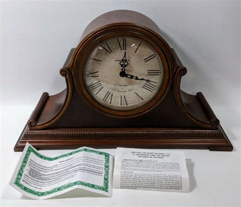 Howard Miller Hampton Quartz Duel Chime Mantel Clock 630 150 72nd