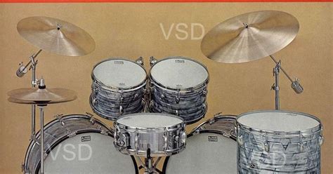 From 1977 1978 Slingerland Drum Catalog Duet Outfit W Drummer Barrett