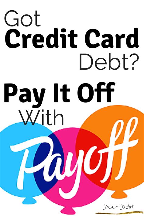 Your best option will depend on a variety of factors—like creditworthiness, overall financial situation, and whether you're in credit card. Got Credit Card Debt? Pay It Off with Payoff - DEAR DEBT