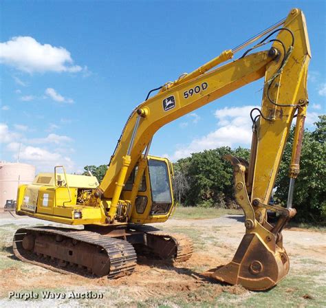 1991 John Deere 590d Excavator In Lawton Ok Item Da6906 Sold