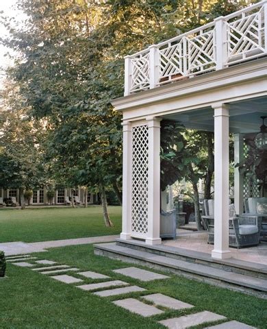 For an innovative option that bridges the gap between old and new, check out chippendale porch railings. I love the lattice work and especially the Chippendale ...