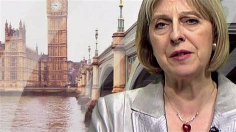Home Secretary Theresa May On Key Threats Facing The Uk Bbc News