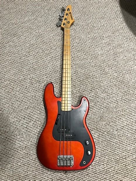 Samick Precision Bass Guitar With Maple Fingerboard Reverb