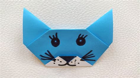 Cute Origami Cat Easy Paper Crafts Youtube