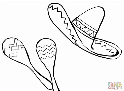 You can print or color them online at getdrawings.com for absolutely free. Sombrero Coloring Page - Coloring Home