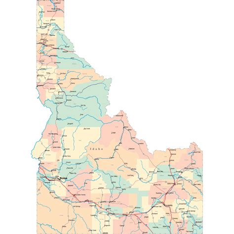 Map Of Idaho Cities Idaho Interstates Highways Road Map 57 Off