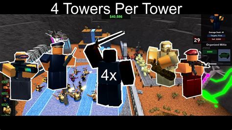 Roblox Tower Battles How Far Can You Go With Only 4 Towers Youtube