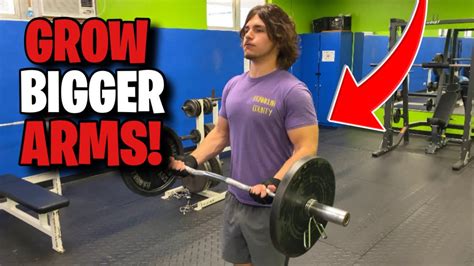 How To Grow Bigger Arms Youtube