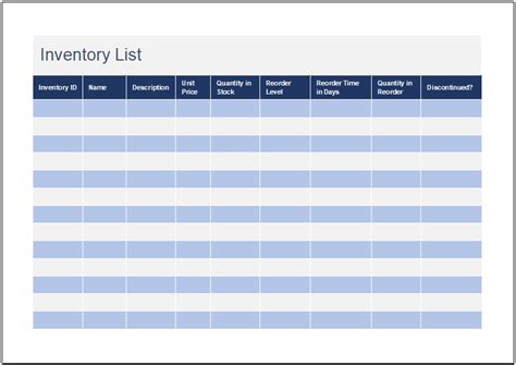 parts inventory spreadsheet template excel templates