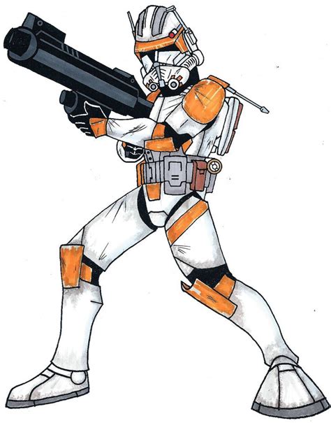Commander Cody Phase Ii By Spartan 055 Star Wars Characters Poster