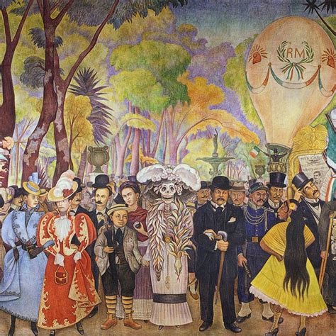 Diego Rivera's Dream of a Sunday Afternoon, a Surrealist ...