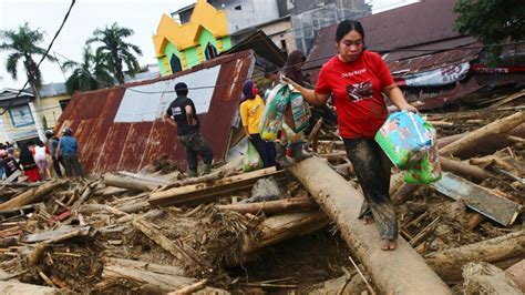 Flash Floods Landslides Kill 16 In Indonesia 23 Still Missing