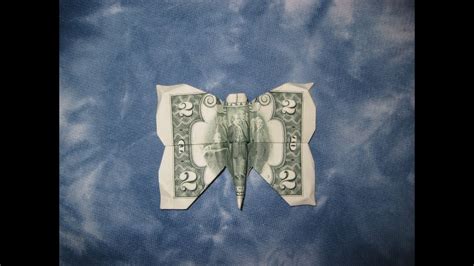 Dollar Origami Won Parks Butterfly Step 12 Not Full Model Youtube