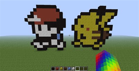 Here you will find the best pixel art pokemon images. Some simple Pokemon pixel art! : Minecraft