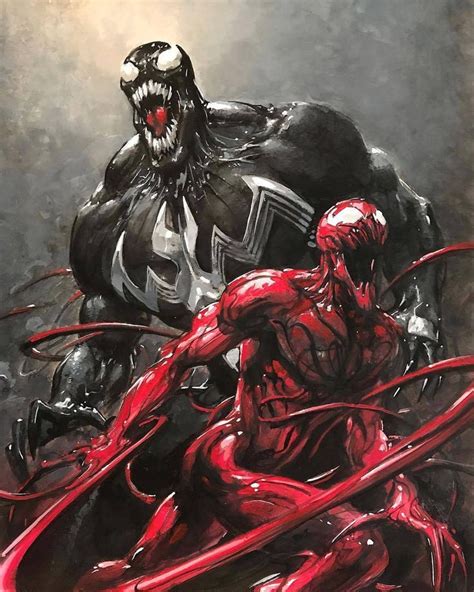 Incredible Venom And Carnage Artwork By A Top Artist