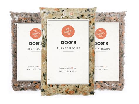The farmer's dog food the farmer's dog meal plans are a combination of four different recipes with beef, chicken, turkey, and pork. The Farmer's Dog Review: Is it Perfect Fresh Dog Food ...