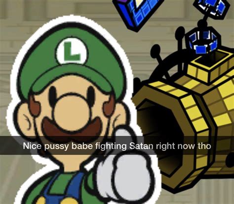 When Luigi Gets Nudes Sent To Him R Papermario