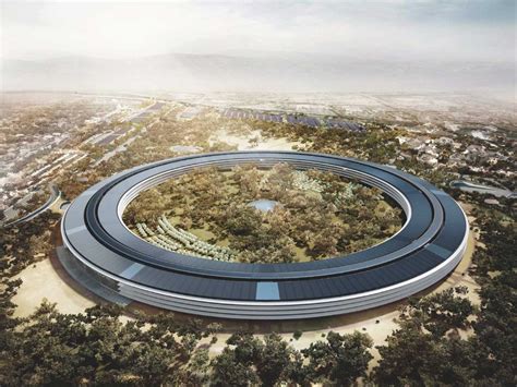 The Best View Yet Of Apples New Spaceship Headquarters Thats